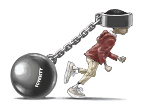 The Poverty Ball and Chain